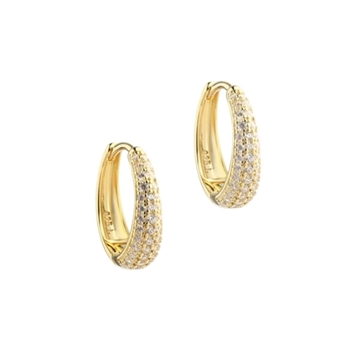 Aqua Dulce - Moon Earstuds in vergoldetem Sterlingsilber